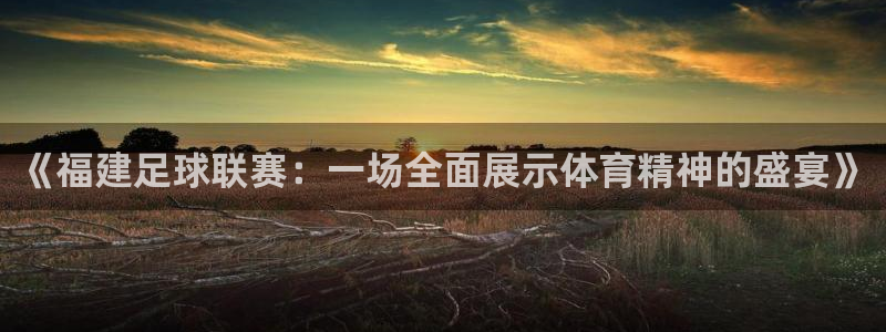 《福建足球联赛：一场全面展示体育精神的盛宴》