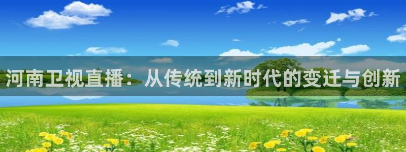 上海劲爆体育nba直播：河南卫视直播：从传统到新时代的变迁与创新